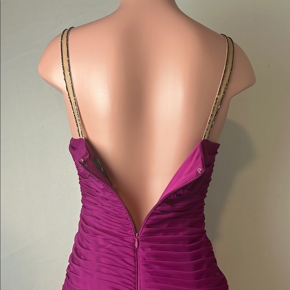 ADRIANNA  PAPELL EMBELLISHED STRAPLESS SEXY DRESS SIZE 4 NEW Without Tags - Picture 11 of 13